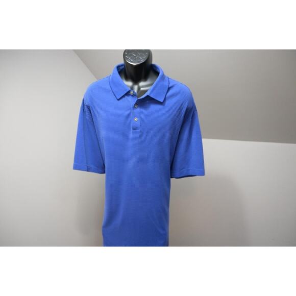 Tommy Bahama Golf Polo Short Sleeve Modal Polyester Blue Mens Size 2XL XXL - Picture 2 of 6